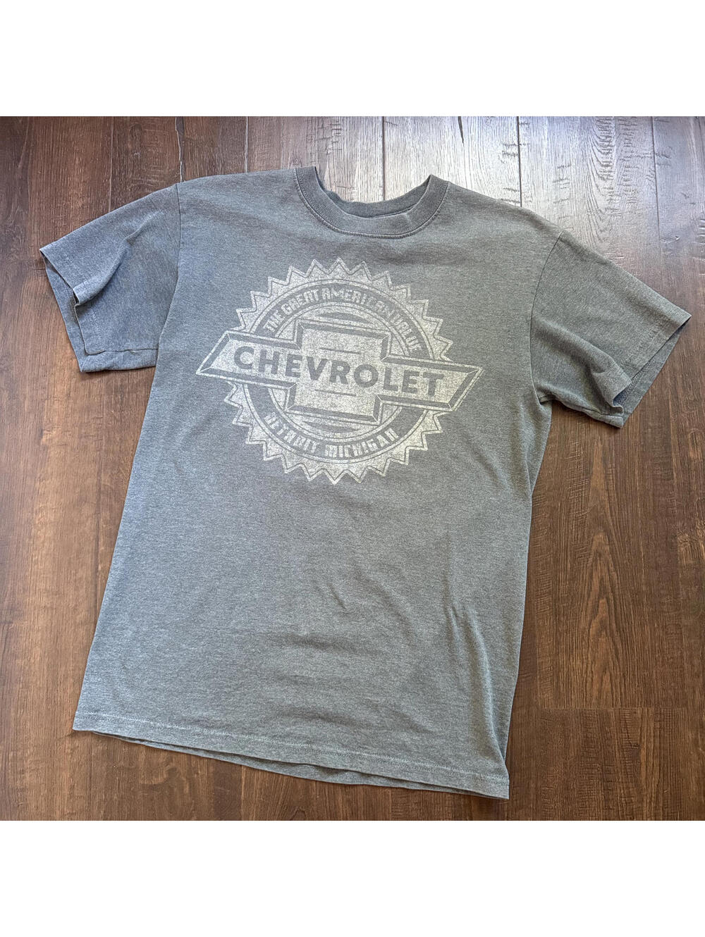 Vintage Y2k Gray Chevy T Shirt Truck Cowboy Country Gildan S Men Unisex
